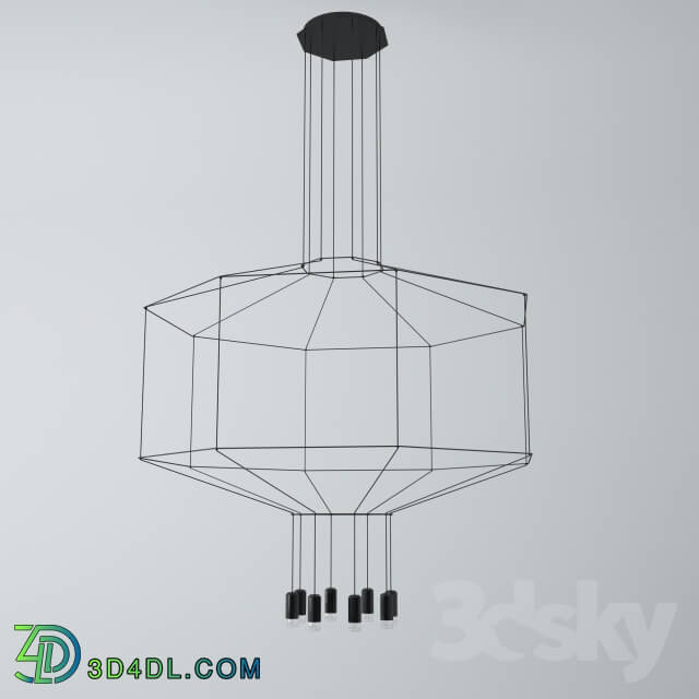 Ceiling light - Vibia Wireflow 0299