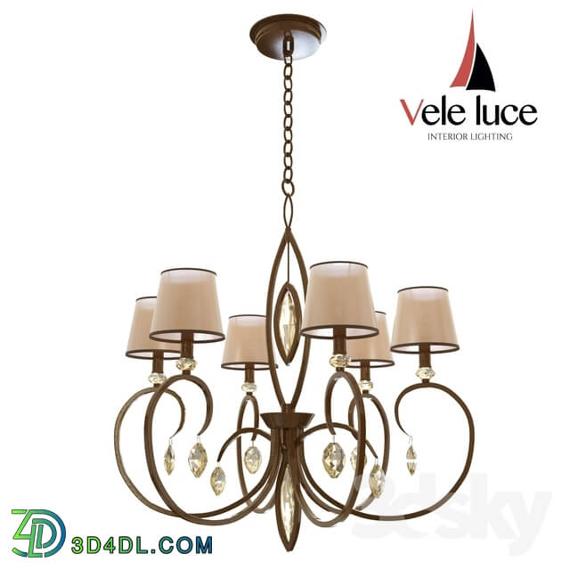Ceiling light - Suspended chandelier Vele Luce Boccaccio VL1266L06