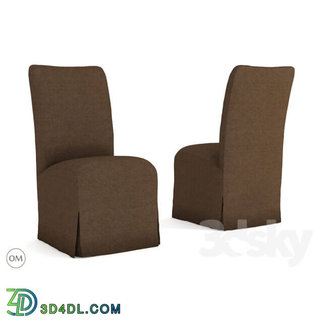 Chair - Flandia slip covered chair 8826-1003 a008