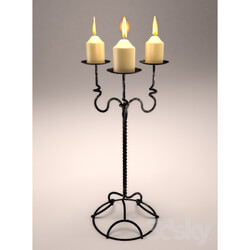Other decorative objects - Wrought iron chandelier 