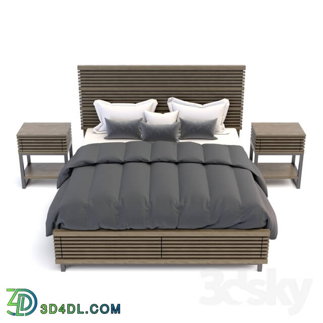 Bed - Hooker Furniture Bedroom Annex King Panel Bed