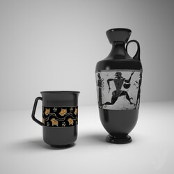 Vase - The vase in the Greek style 