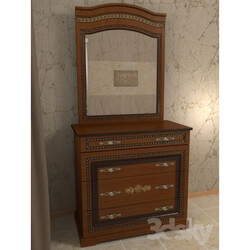 Sideboard _ Chest of drawer - Louise dresser with mirror 