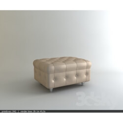 Other soft seating - Poltrona Frau Ottoman-Chester-poof 