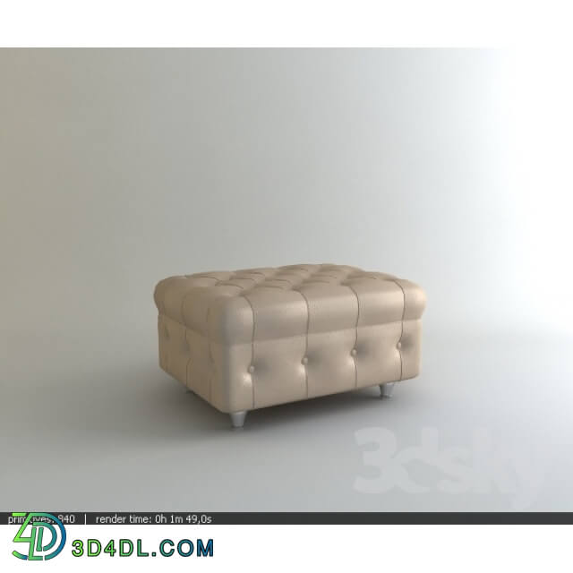 Other soft seating - Poltrona Frau Ottoman-Chester-poof