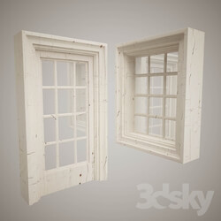 Windows - Old Door and Window 