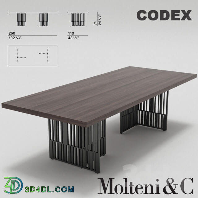 Table - Molteni Codex Table