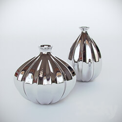 Vase - chrome-plated vases 