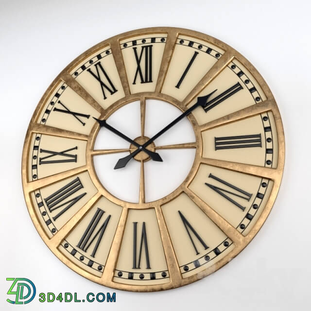 Other decorative objects - Wall clocks Large Train Station Clock