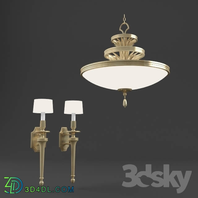 Ceiling light - Fine Art Lamps chandelier and Sconce