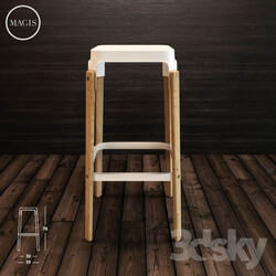 Chair - Magis Steelwood Stool 