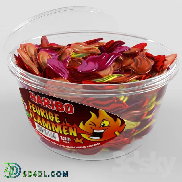 Food and drinks - Marmalade Haribo - Bananas_ Flamen