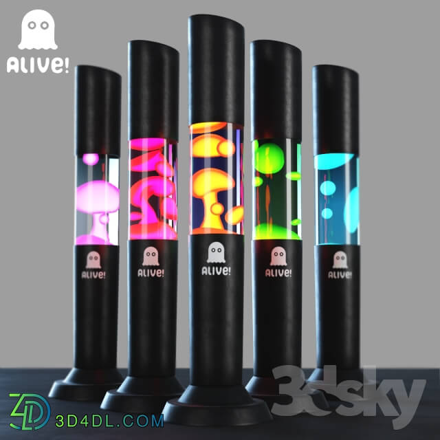 Table lamp - Lava Lamp Alive_ Colossus