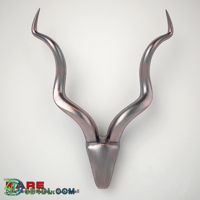 Sculpture - Deco Antler Rockstar