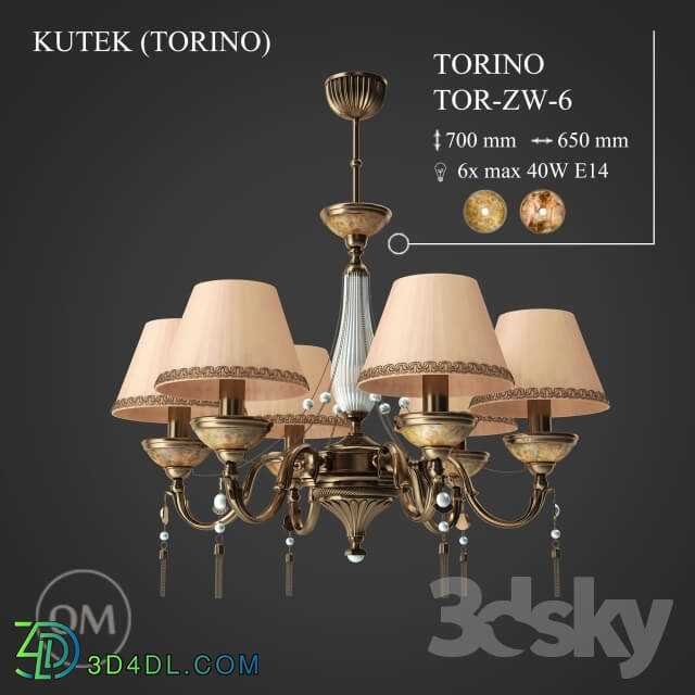 Ceiling light - _REPLACEMENT_ KUTEK _TORINO_ TOR-ZW-6