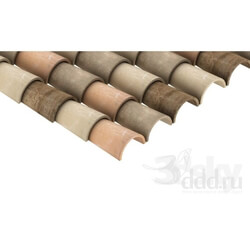 Other architectural elements - Mediterranean clay roof tile 