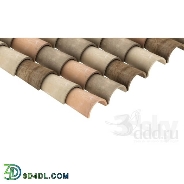 Other architectural elements - Mediterranean clay roof tile