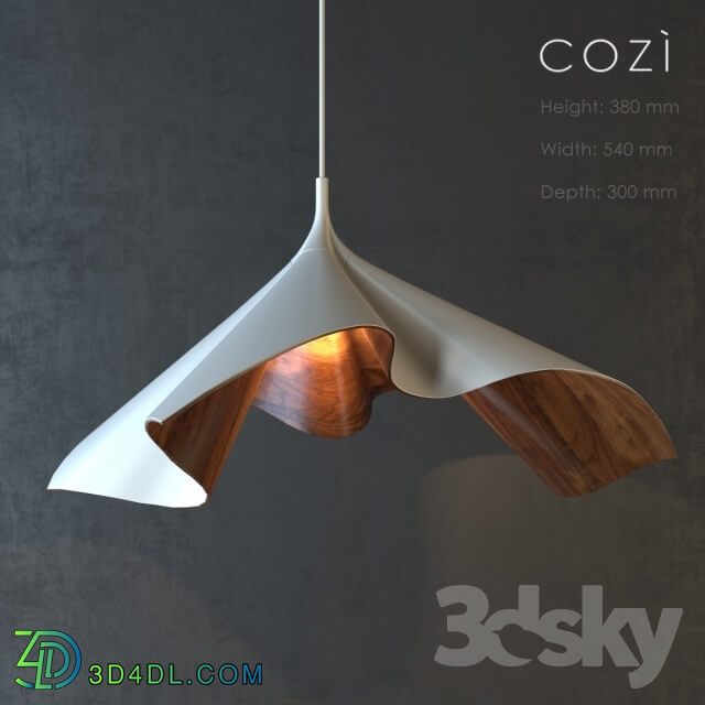 Ceiling light - COZI Bloom Light Pendant white