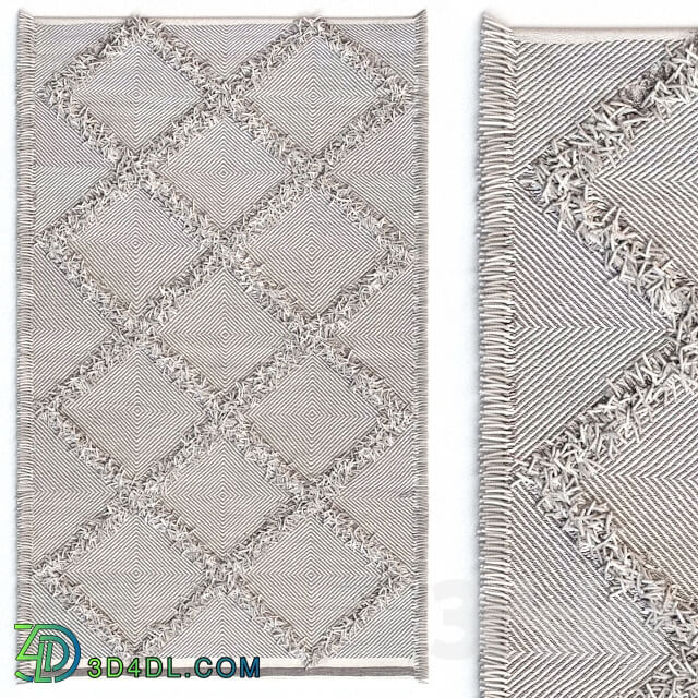 Carpets - Carpet nuLOOM Devon Diamond Trellis Tassel Shag Rug