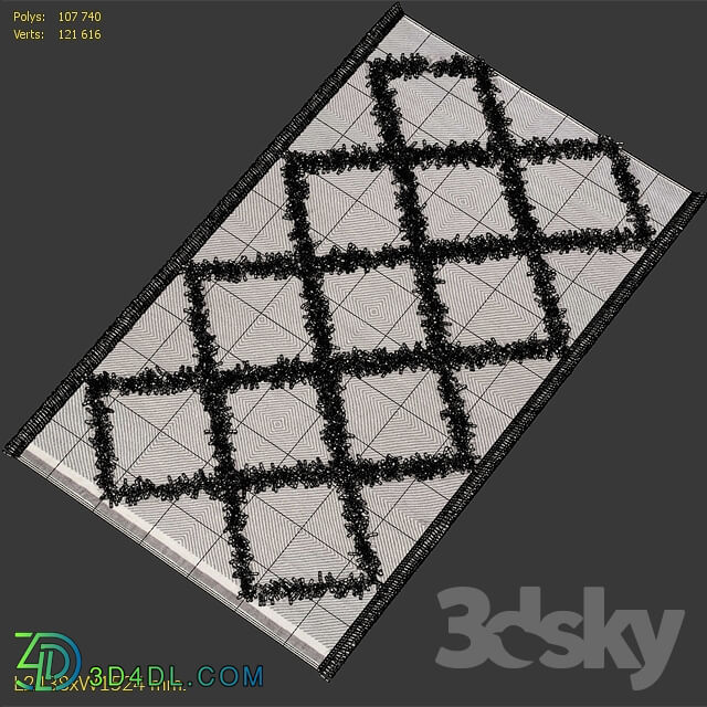 Carpets - Carpet nuLOOM Devon Diamond Trellis Tassel Shag Rug