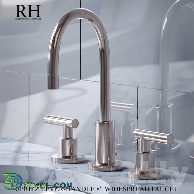 Faucet - SUTTON LEVER-HANDLE 8in WIDESPREAD FAUCET