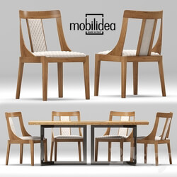 Table _ Chair - Desk-chair Adam-Eva_ Mobilidea 