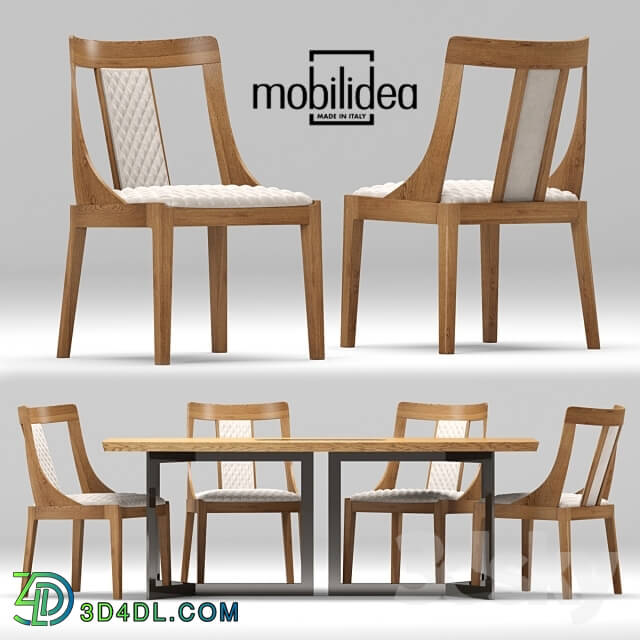 Table _ Chair - Desk-chair Adam-Eva_ Mobilidea