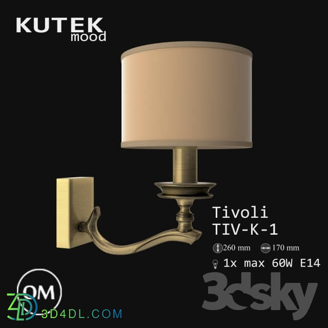 Wall light - Kutek Mood _Tivoli_ TIV-K-1