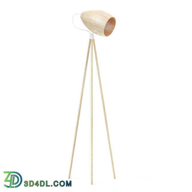 CGaxis Vol114 (11) wooden floor lamp