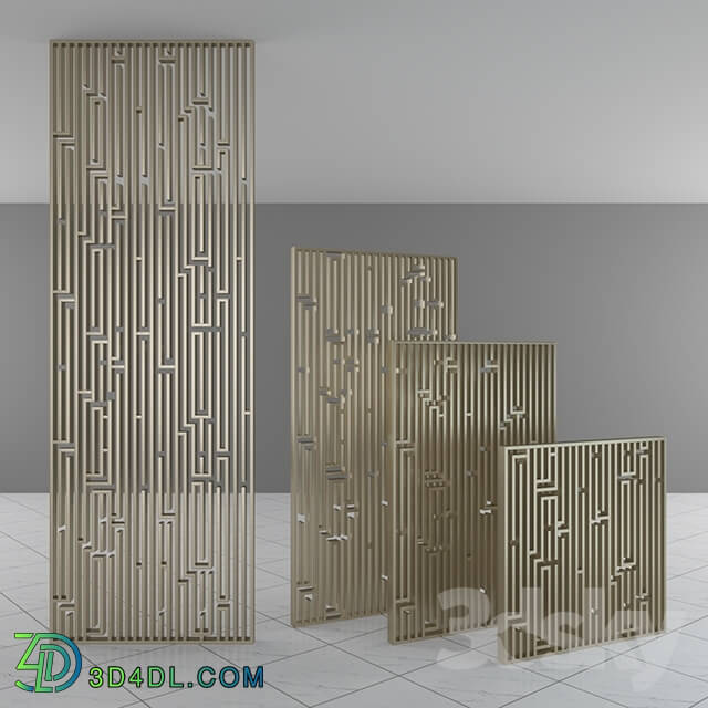 Other decorative objects - Decorative panel grille