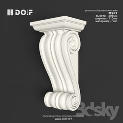Decorative plaster - OM_M201_H295_DOF 