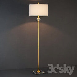 Floor lamp - GRAMERCY HOME - ALMA FLOOR LAMP FL048-1-BRSH 