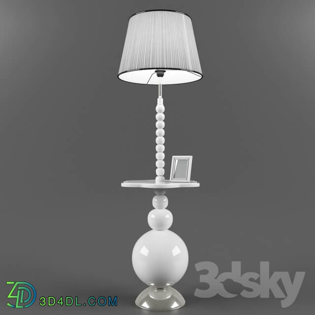 Floor lamp - Floor lamp with table