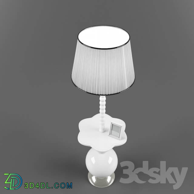 Floor lamp - Floor lamp with table