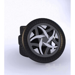 Transport - Automobile wheel. 