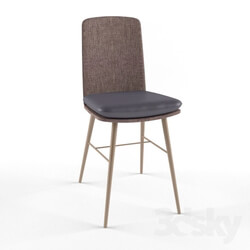 Chair - 4-Leg Wooden Conical Chair 