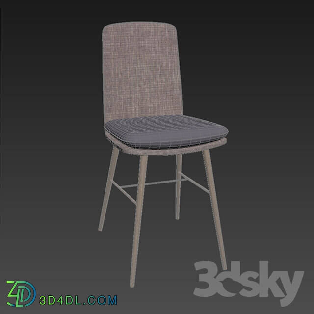 Chair - 4-Leg Wooden Conical Chair