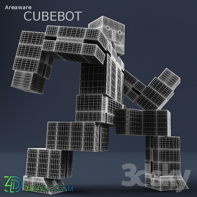 Toy - Areaware Cubebot