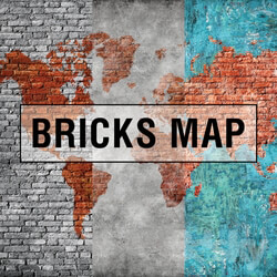 Wall covering - Factura _ Bricks Map 