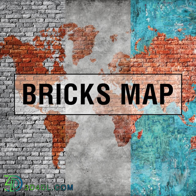 Wall covering - Factura _ Bricks Map