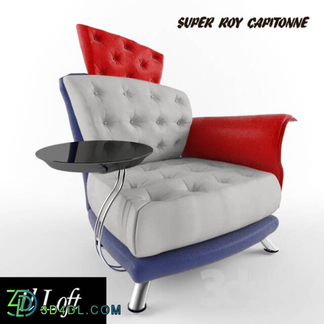 Arm chair - IL loft _ Super Roy Capitonne