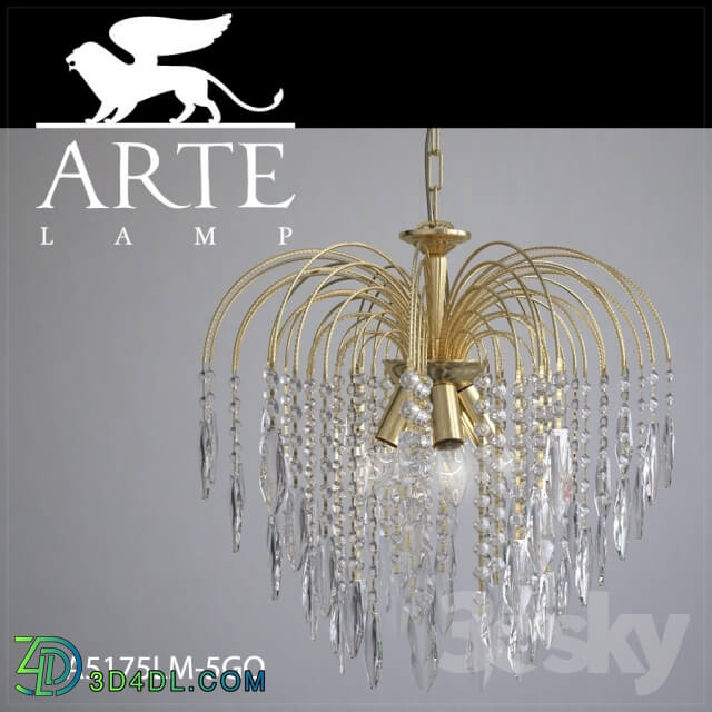 Ceiling light - Chandelier ARTE LAMP A5175LM-5GO