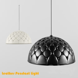 Ceiling light - Leather Pendant Light 