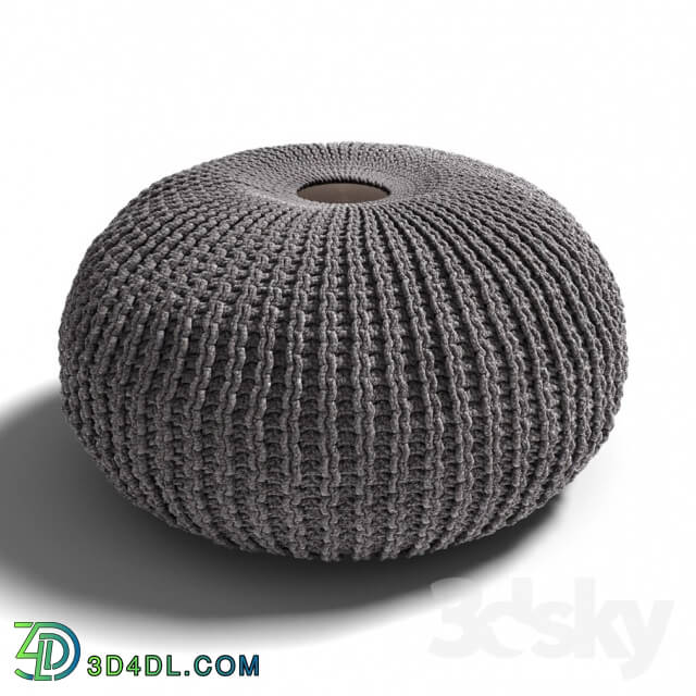 Other soft seating - Knitted pouf