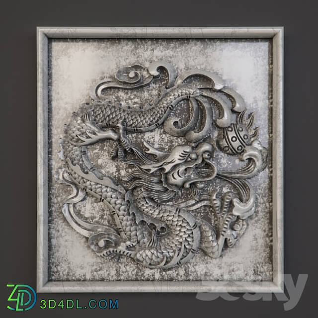 Decorative plaster - Dragon Bas