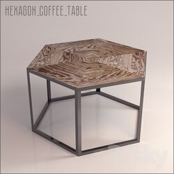 Table - Hexagon_Coffee_Table 