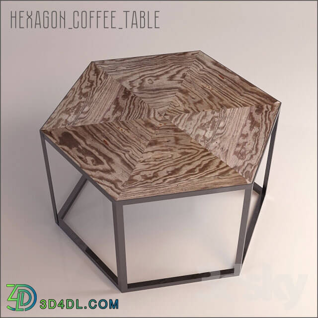 Table - Hexagon_Coffee_Table