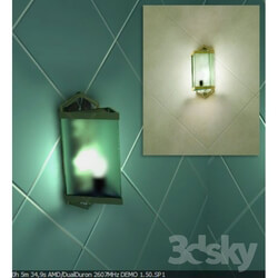 Wall light - Lamp 3CornerLight 3ds max 2008 ____ 