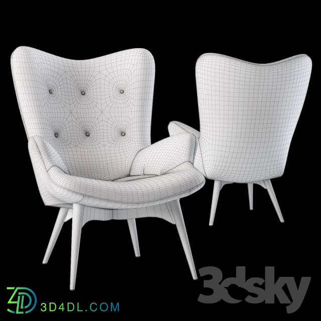 Arm chair - Armchair Contour - Lounge chair Contour