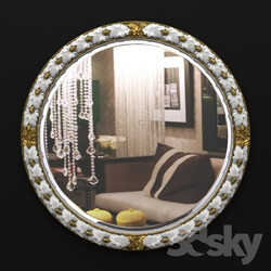 Mirror - Neoclassic Round Mirror Frame 